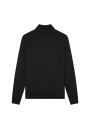 Pull col roulé avec logo en laine mérinos - Enzo