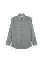 Veste boutonnée en laine mérinos - Samuel