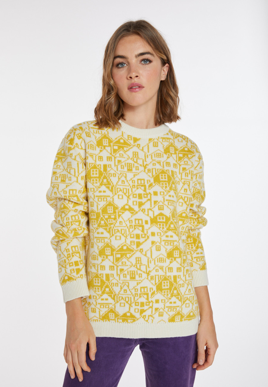 Pull mixte en laine et cachemire - Swann 8337