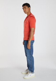 Polo shirt in Fil Lumière stripes - Aldo