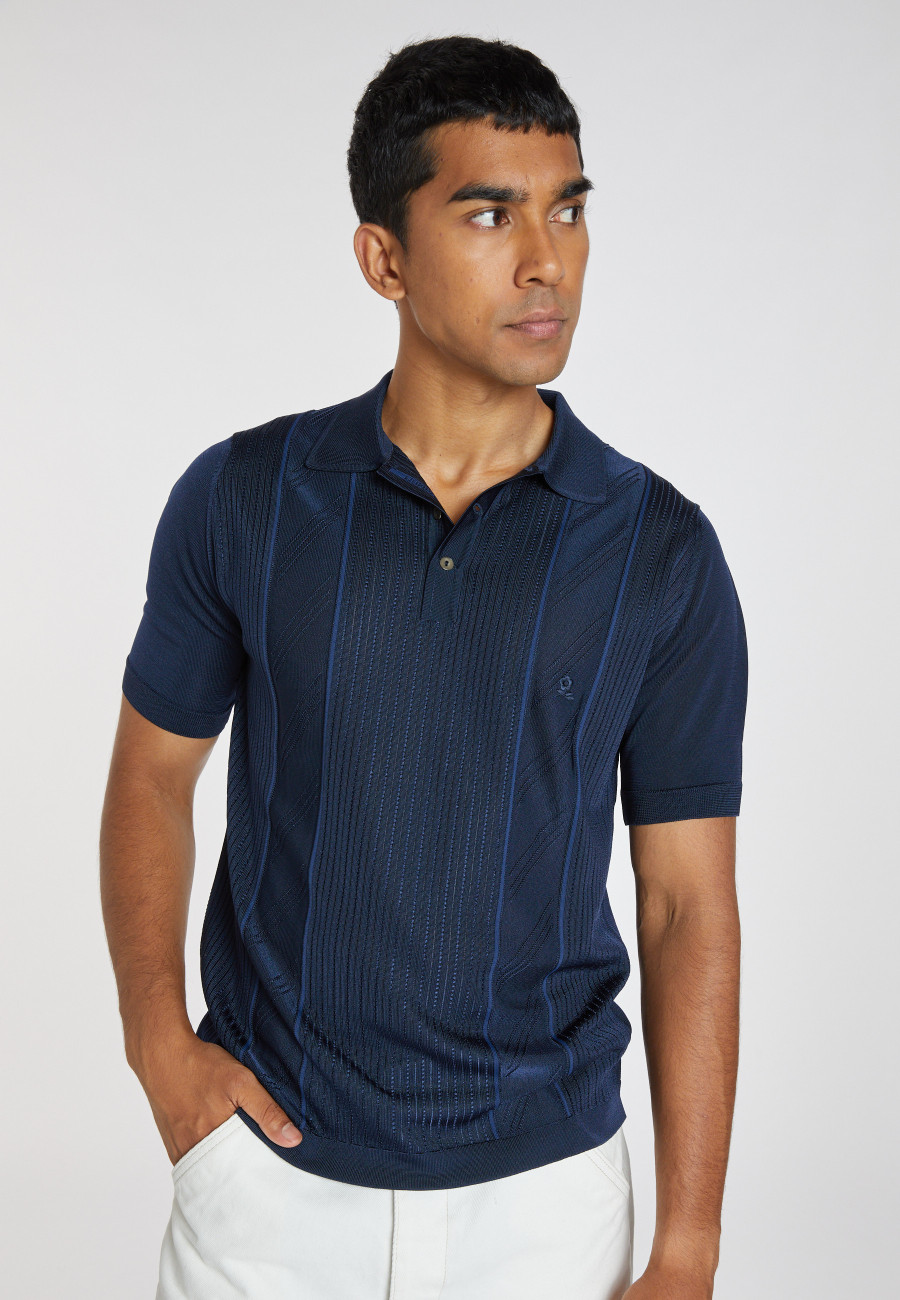 Fil Lumière striped polo shirt - Alvare