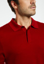 Polo manches longues en laine mérinos - Sidney 8281