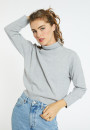 Pull emmanchures marteau en cachemire - Beverly 7013 vapeur - 09 Gris moyen