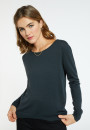 Pull col rond 100% Laine - Betina 7082 grenat - 51 Bordeaux