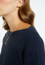 Pull col bateau en cachemire - Bal 6610 noir - 01 Noir