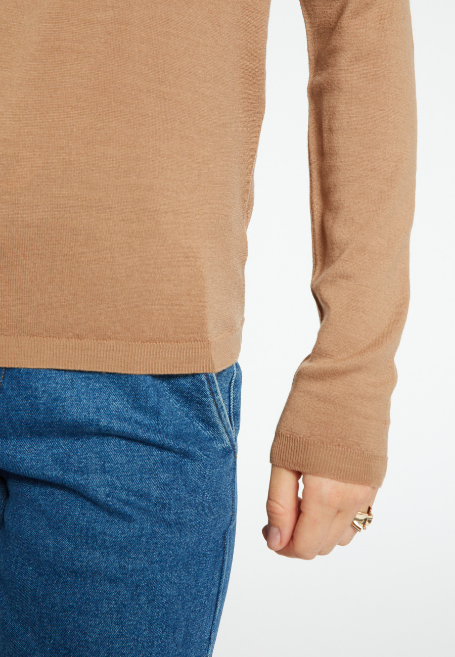 Pull col V en laine mérinos - Arya