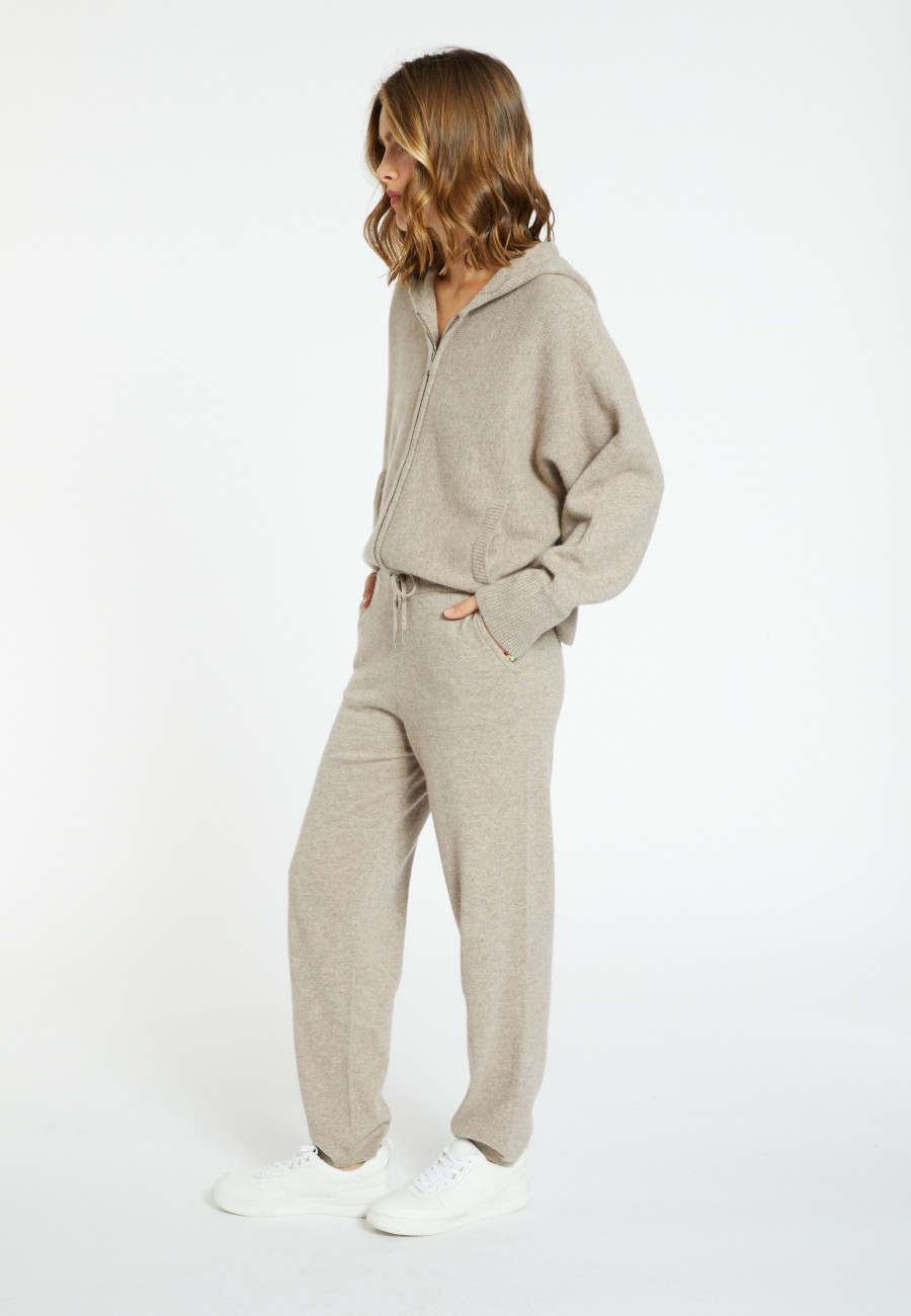 Jogger en cachemire - Amande