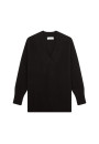Pull ample col V en cachemire et laine - Chloé