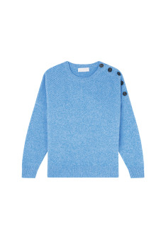 Wool and cashmere button-down sweater - Charlie