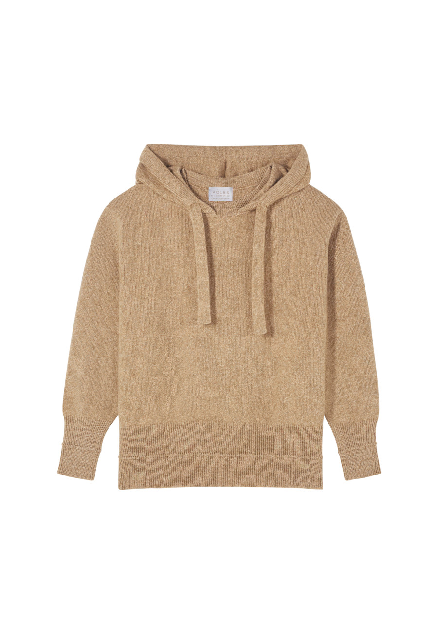 Pull à capuche en laine et cachemire - Cassia