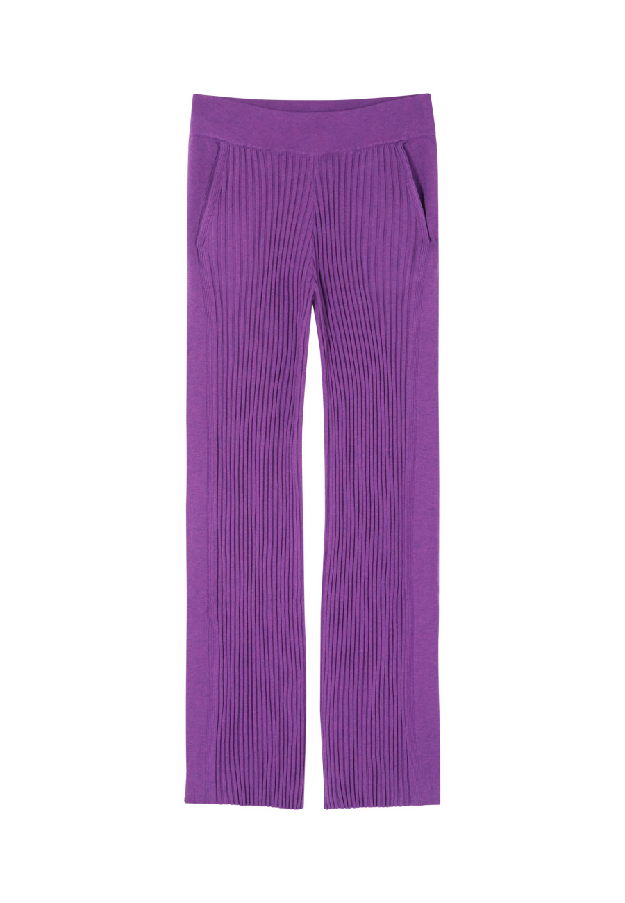 Pantalon à poches en laine mélangée - Carmen 8290