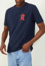 T-shirt en coton avec logo - Bahut 7240 marine - 05 Bleu marine