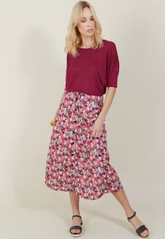 Floral viscose skirt - Nanou