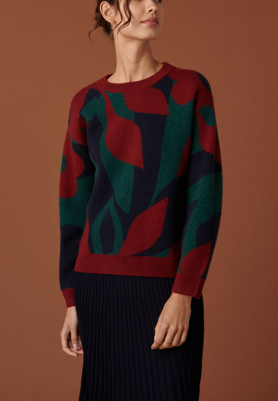 Maison Montagut round neck cashmere sweater - Caroline