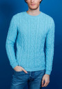 Pull torsadé en coton - Dublin 6800 blanc - 02 Blanc
