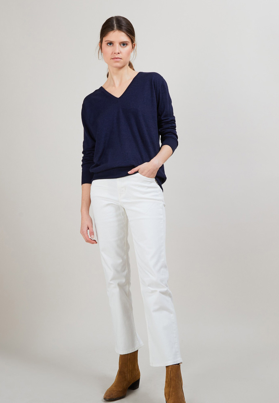 Pull en cachemire lin - Blondie