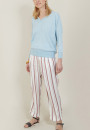Linen cashmere hammer armholes sweater - Bailen