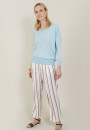 Pull emmanchures marteau en lin cachemire - Bailen