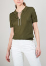 Pull col polo soie naturelle - Alya