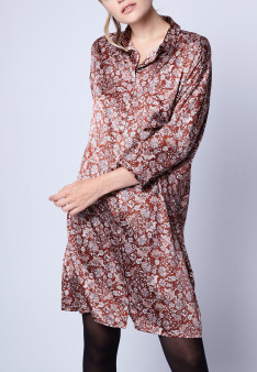 Silk shirt-dress by Maison Montagut & Maison Martin Morel - Gaspard