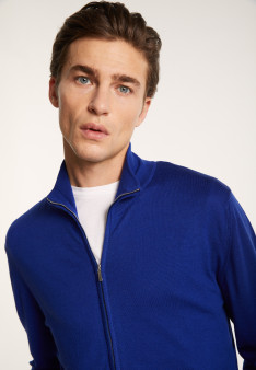 Gilet zippé en 100% laine mérinos - Bastian