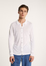 Slub linen button-down shirt - Blason
