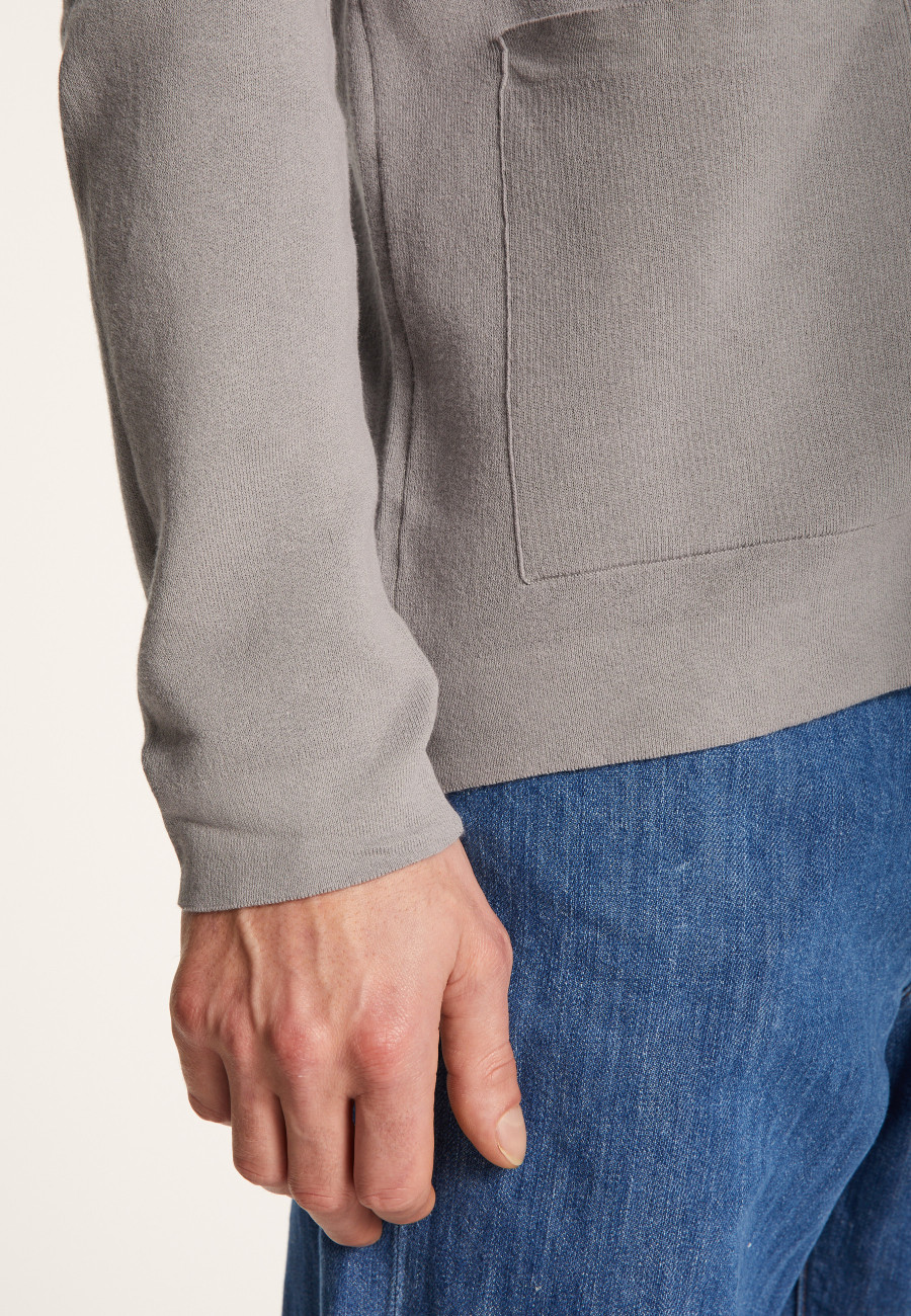 Dry cotton cardigan with pockets - Balto