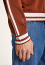Zipped cardigan in Fil Lumière - Paddy