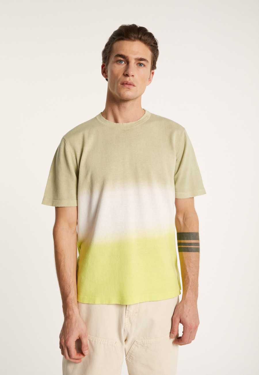 T-shirt col rond dip dye - Ivanoe