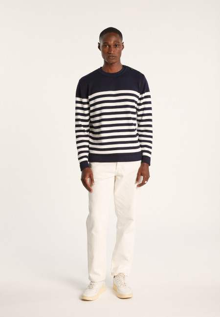 Cotton sailor sweater - Iris