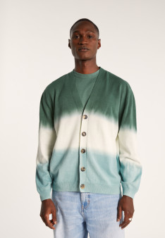 Cardigan dip&dye coton et lin - Irmin