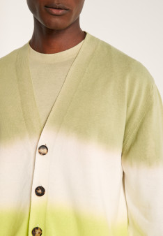 Cardigan dip&dye coton et lin - Irmin