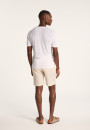 T-shirt col V en lin flammé - Reuben