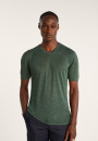 T-shirt col V en lin flammé - Reuben