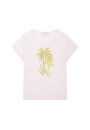 T-shirt à motif en lin flammé - Larissa