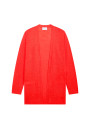 Long gilet en lin flammé - Naelle