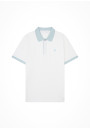 Polo bicolore en coton bio - Ignacio