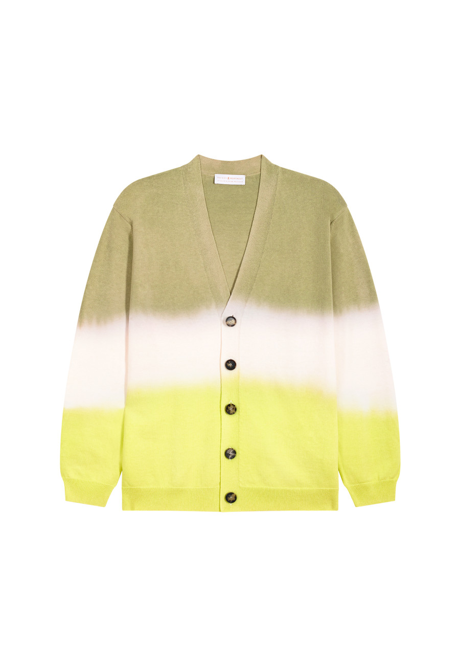 Cardigan dip&dye coton et lin - Irmin