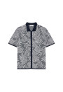 Chemise graphique en coton et lin - Ismael