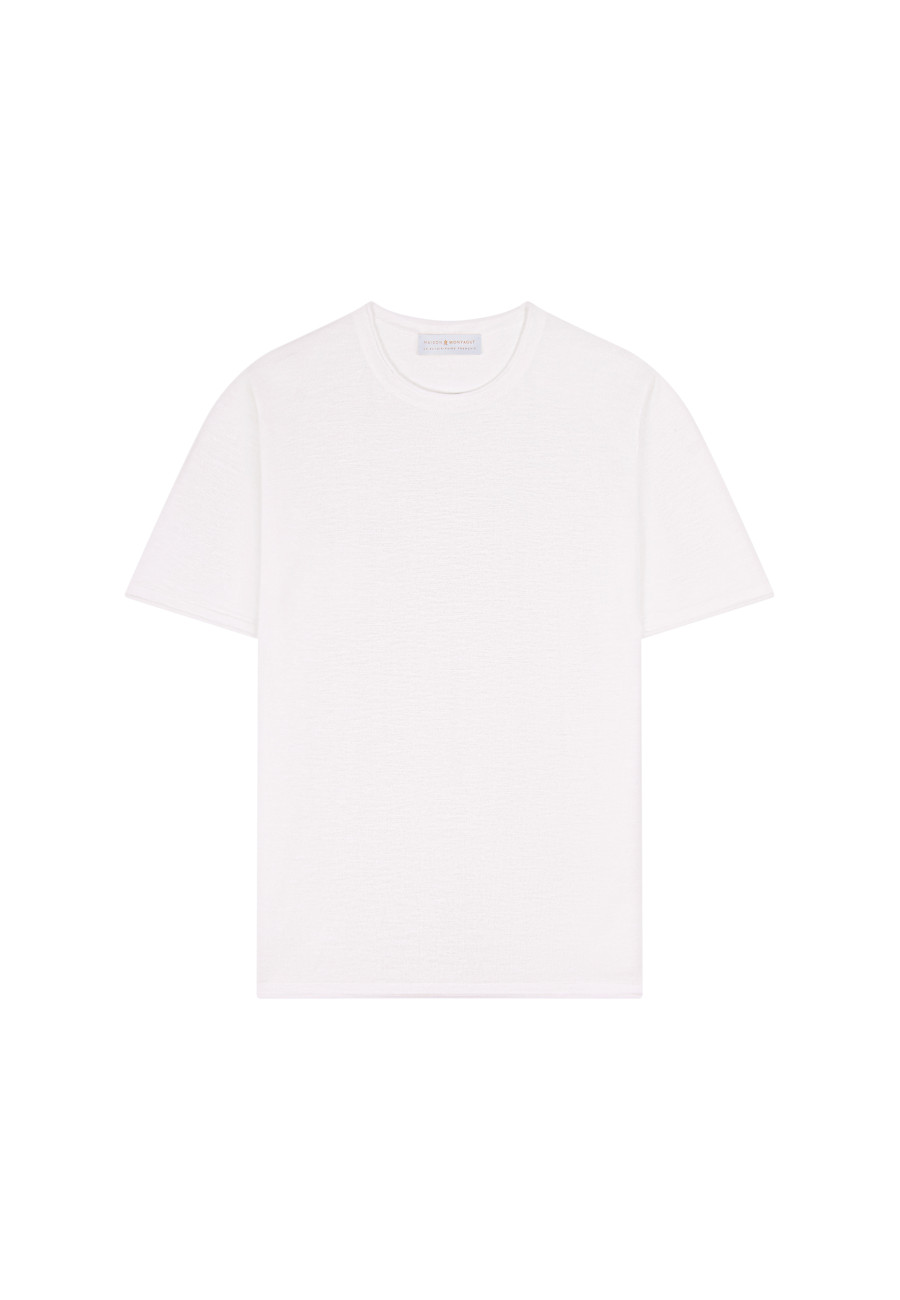 Round-neck slub linen T-shirt - Renaud