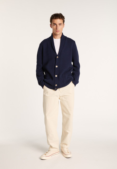 Button-up cotton cardigan - LUCY