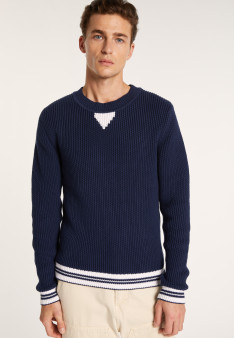 Pull en coton col rond - Ludo 6507