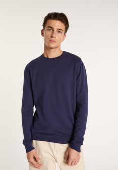 Pull col rond en coton - Bonze 6840