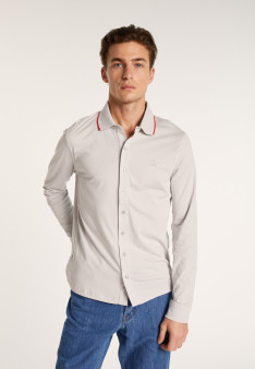 Chemise manches longues en coton jersey - Baggy