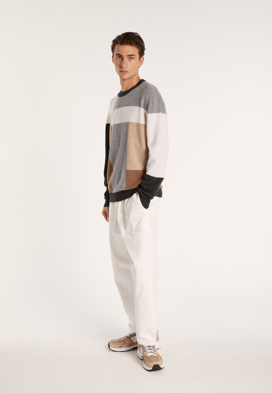 Geometric cashmere sweater - Lima