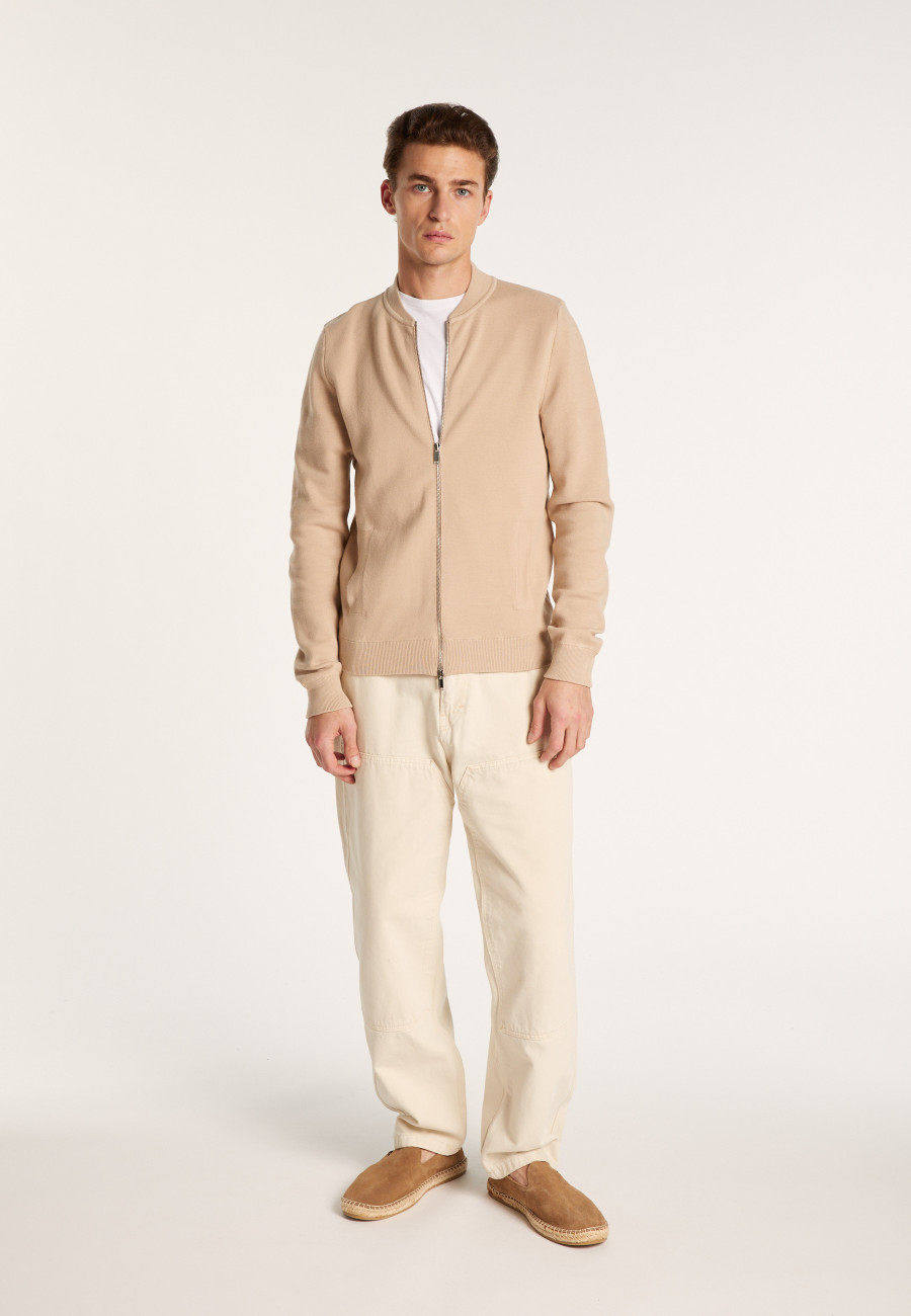 Jacket with pockets in organic cotton - Richelieu