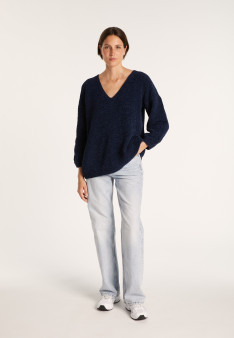 Pull en coton col V - Mariette 6440