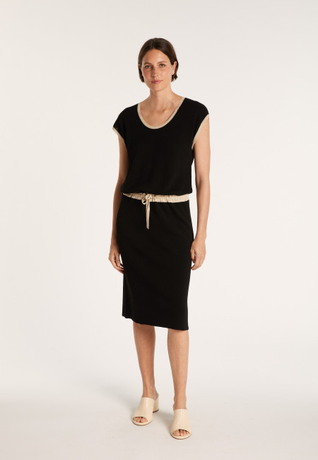 Mid-length belted dress - MEILI