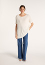 T-shirt col rond en viscose crepe - Bibiche 6883 flamine - 15 Orange