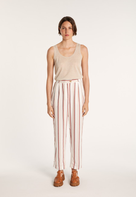 Striped trousers with pockets - Mali